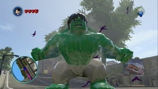 LEGO Marvel Super Heroes - Hulk and Abomination Free Roam Gameplay