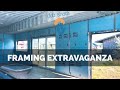 metal framing a shipping container home