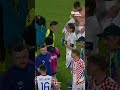 Luka Modric and James Rodriguez exchange shirts in America ❤️🤝 #Croatia #Colombia