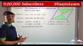 Parallelogram: Diagonals Bisect Each Other