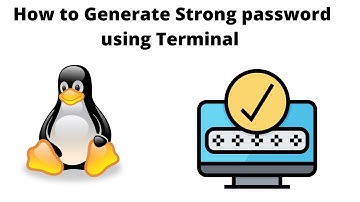 Generate Strong Password using Linux Terminal