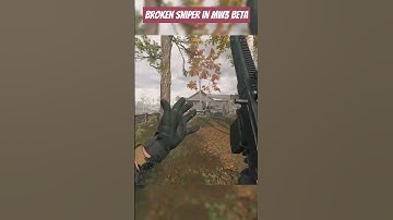 BROKEN SNIPER IN MW3 BETA #shorts #warzone #callofduty #cod #fortnite #mariokart #mw3 #trending