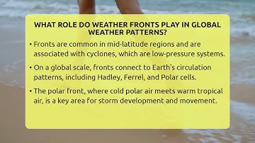 What Role Do Weather Fronts Play In Global Weather Patterns? - Weather Watchdog