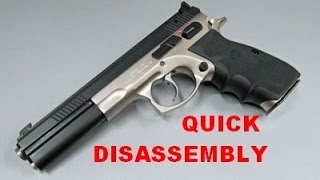 ΔESKΓ ZBROJOVKA CZ 75 SPORT II OR CZ 75 SPORT 2 - QUICK DISASSEMBLY