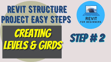 Creating level and grids in Revit | Structure Project in Easy Steps 2 of 12 | Revit for beginners
