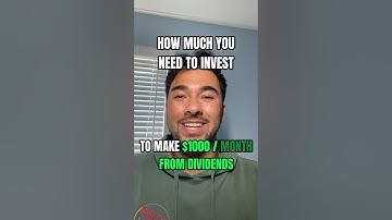Make $1000 A MONTH off DIVIDENDS📈 #finance #investing #stockmarket #dividends #dividend #stocks