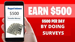 How to easily  make money online by doing surveys