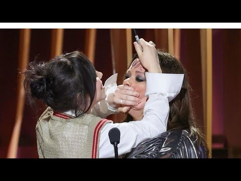 Hand over mouth HOM 45 ( Billie Eilish handgag Melissa McCarthy)