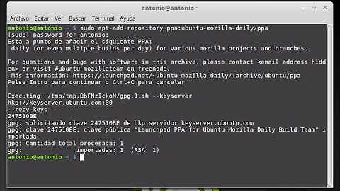 Install Firefox Nightly in Ubuntu - Linux Mint via PPA