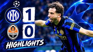 Inter 1-0 Shakhtar Donetsk | Champions League Highlights ⚽
