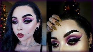 Plum Autumn Cut Crease for the Holidays | Sydney Nicole