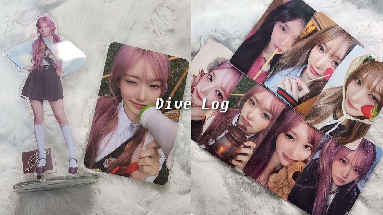 [다이브로그] 포카 제발 그만 나와... ❤️‍🔥 준등기깡 • 반택깡 • 바인더 소개 • 아이브 • 잇프