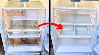 secrets to deep clean your fridge 👍