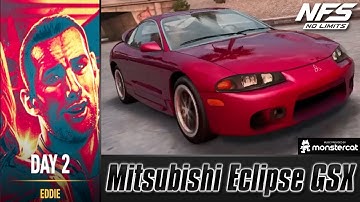 Need For Speed No Limits - Mitsubishi Eclipse GSX | Crew Trials (Day 2 - Eddie)