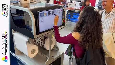 X350 Digital Roll-to-Roll Press | Streamlined Label Production