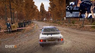 Ford Sierra Cosworth RS500 Dirt 4 (Logitech g29 + shifter) gameplay