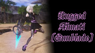 【PSO2NGS】Rugged Almati / ラゲードアルマティ (Gunblade) Camo Showcase