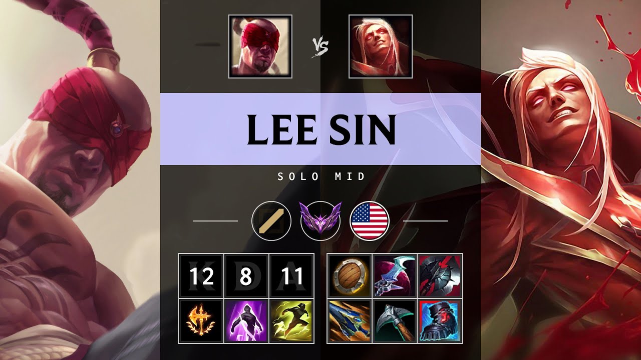 Lee Sin Mid vs Vladimir - NA Master Patch 25.13