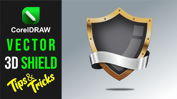 🔥 CorelDRAW Tutorial: How to Create Premium Vector | 3D Shield 🔥