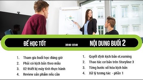 Kỹ thuật thiết kế ELEARNING với Storyline 3 - Phần 3
