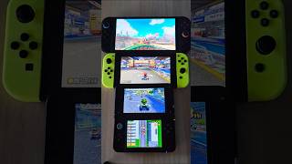 Mariokart- Nintendo Switch 2 vs Switch vs 3DS XL Speed Comparison