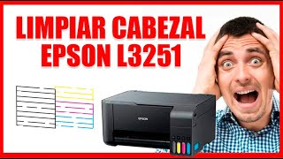 COMO LIMPIAR CABEZAL IMPRESORA EPSON L3251