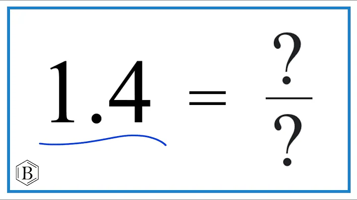 1.4  as a Fraction   (simplified form)