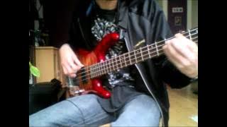 white town - your woman bass cover