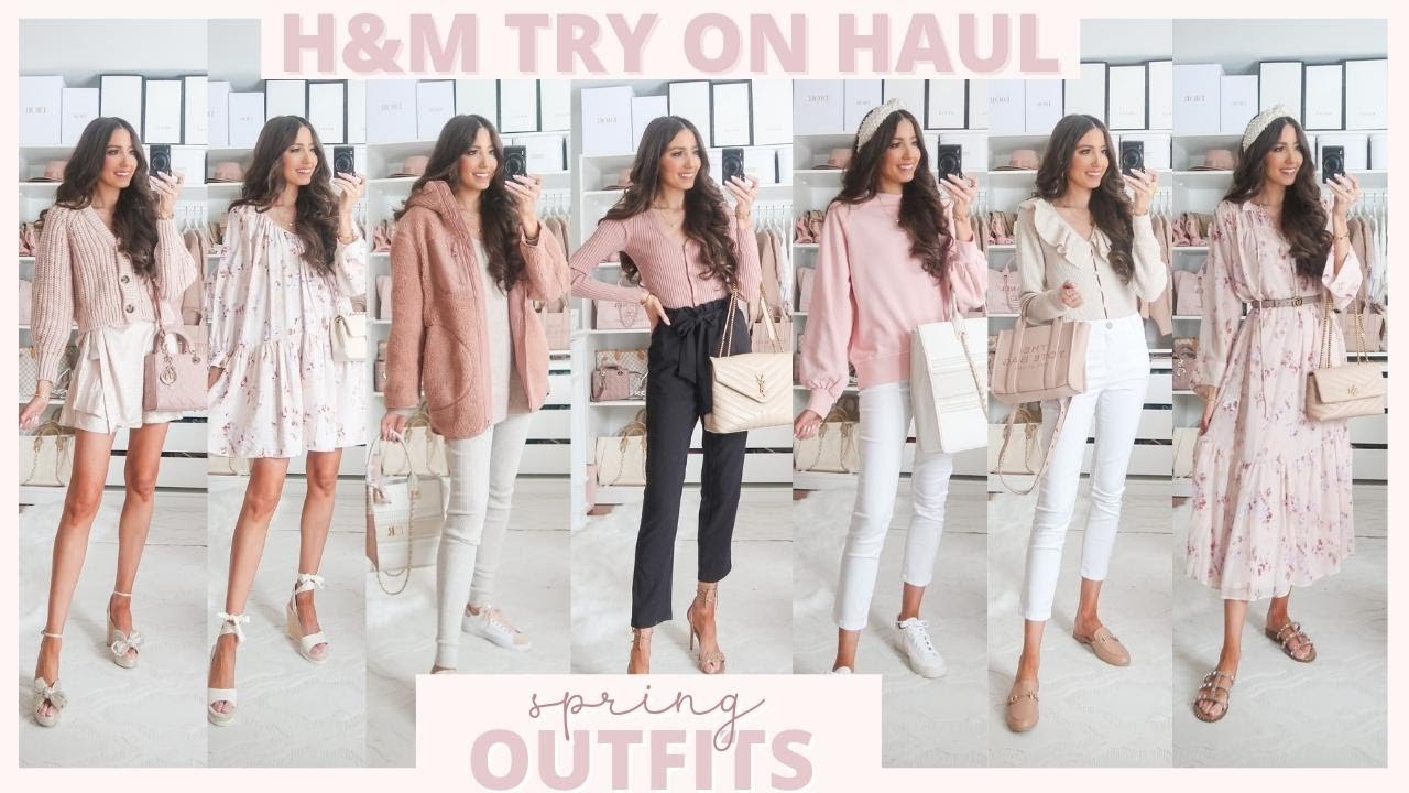 Huge Spring H&M Try On Haul 2022 | 10+ Spring Outfit Ideas - Youtube