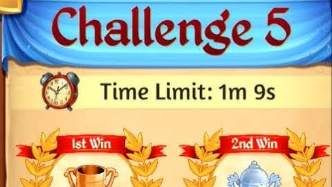 Merge Dragons Challenge 5 Updated Final Win 1m 9s 공략 챌린지