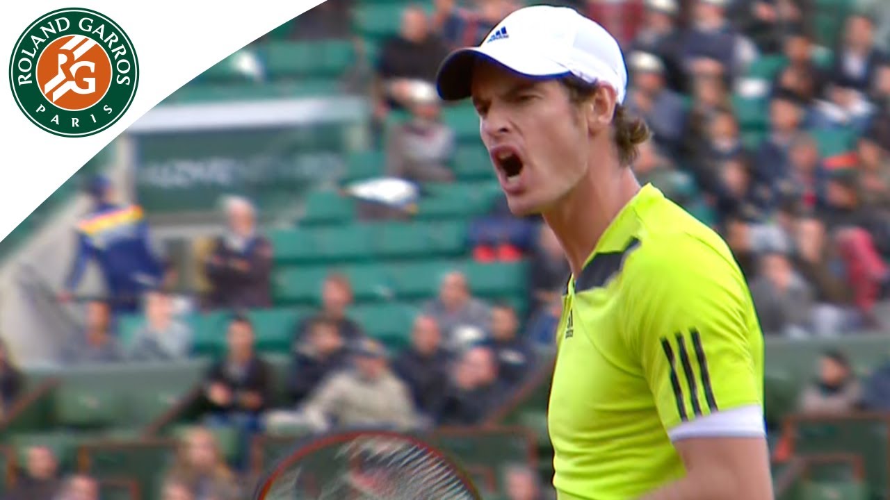 Andy Murray v Gaël Monfils Highlights - Men's Quarterfinals 2014 - Roland-Garros