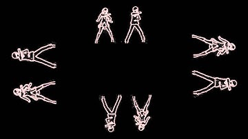 The Friday Dance of Joy! Holographic Animation For Use With HoloQuad Pyramid Hologram MMD