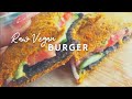 Raw Vegan Challenge Day 7 | How to Make Raw Vegan Burger |  Korenn Rachelle