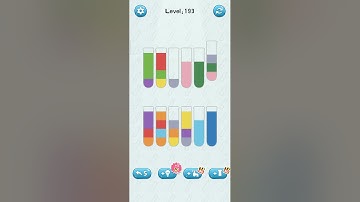 water sort puzzle game level 193 gameplay color game funny gaming android ios games