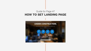 Guide #6: How to set Landing page - DW Page one page WordPress theme