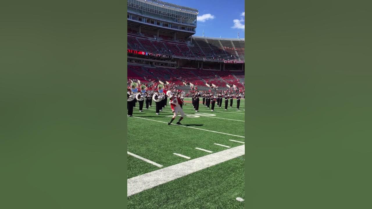 Ohio state drum major post game YouTube