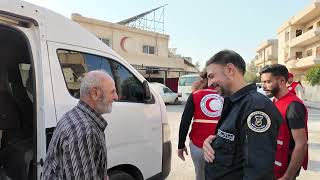 الأمن الداخلي يسلم 30 مواطناً من أبناء السويداء للهلال الأحمر بعد تأمينهم من مناطق الاشتباكات