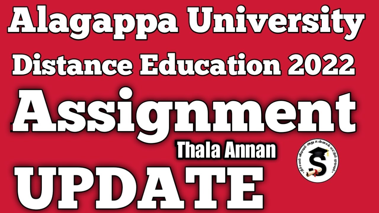 alagappa university assignment topics