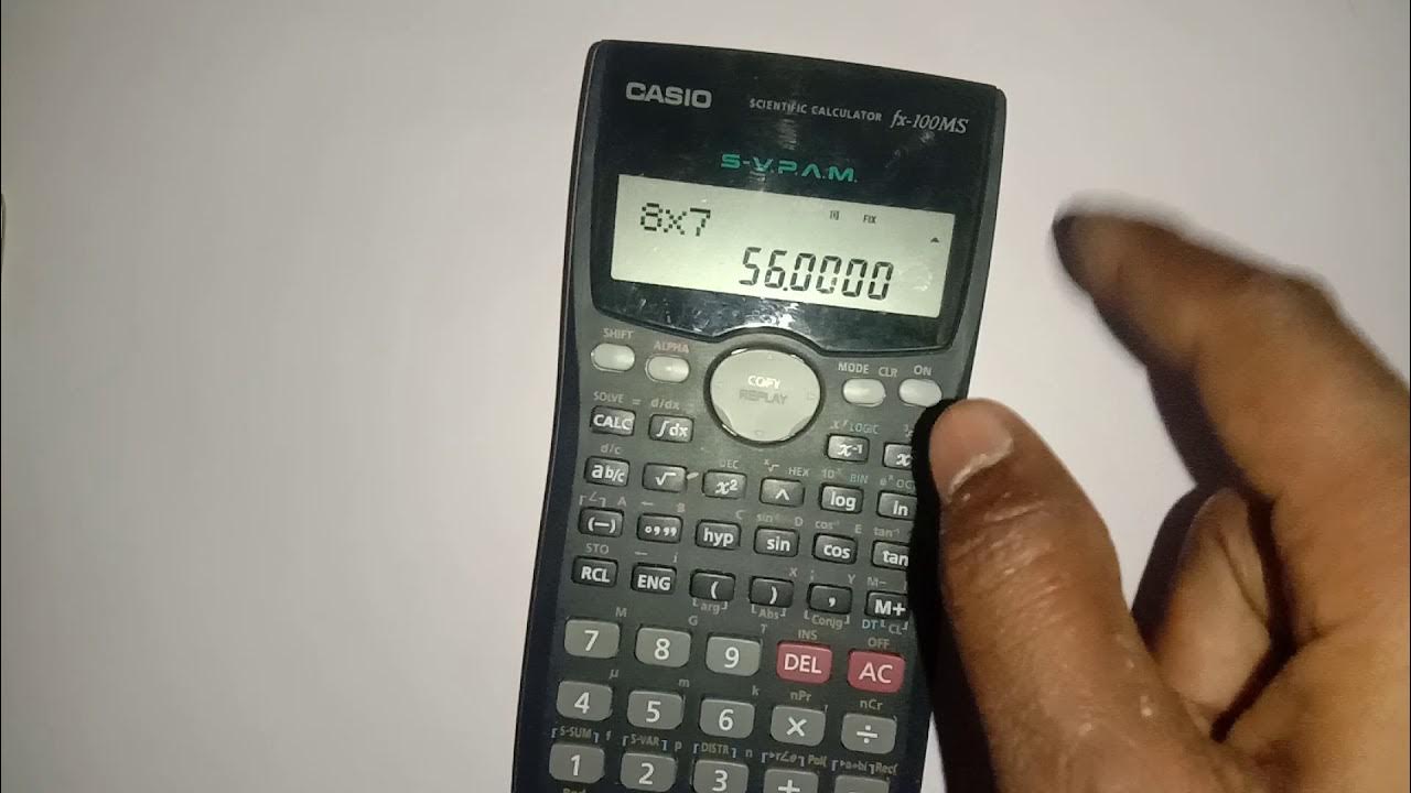 How to find Log and Antilog by Scientific Calculator Also learn Fix