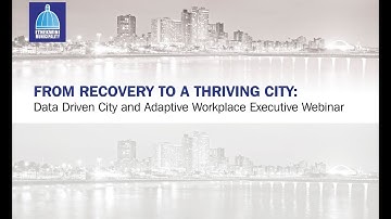 Data Driven Cities Executive Webinar