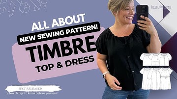 NEW ✨Timbre Peasant Top: pattern details, bias tape, & embellishments. What to know before you sew 🧵