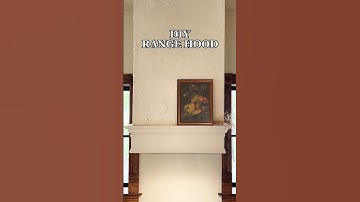 DIY RANGE HOOD for our cottage kitchen 🏡 #diykitchen