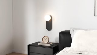 ✨ Minimalist Orb Disc Glass Wall Light | Elegant Modern Brass Wall Lamp for Timeless Interiors