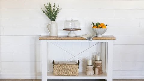 How To Build A Farmhouse Table for $40