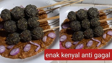 SATE DAUN SINGKONG ENAK KENYAL MANTAP
