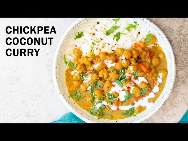 CHICKPEA COCONUT CURRY  - Instant Pot No Tomato No Oil | Vegan Richa Recipes