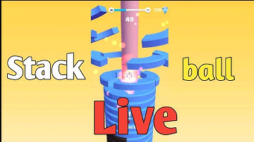 Live Stack ball 3d 🏀 highest score challenges  #stackbounce #shorts #viral #gaming #stackball