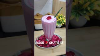 NAVRATRI SPECIAL ENERGY DRINK ??|| ROSE SHARBAT ? || annapurnarasoi shortsfeed viral