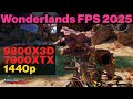 Tiny Tina's Wonderlands Performance in 2025: 9800X3D 7900XTX 1440p