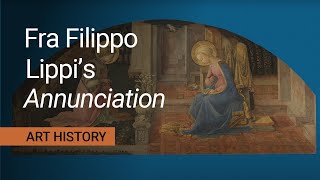 Why is this painting semi-circular? | Fra Filippo Lippi's 'Annunciation' | National Gallery